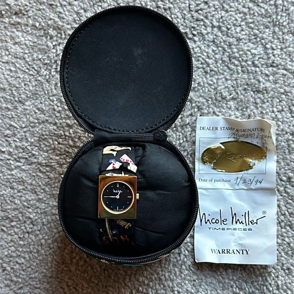 Nicole Miller “Time Flies” Watch!